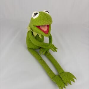 Vintage 1976 Fisher Price #850 Kermit the Frog 18” Stuffed Plush Doll Jim Henson